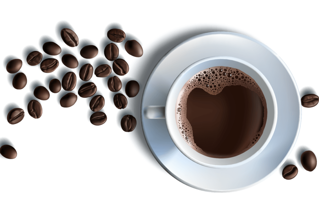 coffee cup coffee beans